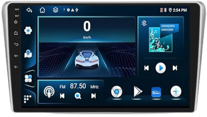 Android 13 2 DIN Car Radio Stereo para Toyota Avensis T25 2002-2008 9 Pulgadas Autoradio con WiFi GPS Rear View Camera RDS FM BT DVR SWC Ventilador de refrigeración(2+32G)