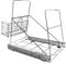 Yallmie Support Coulissant Pour Poubelle, Support Poubelle Coulissante Sous éVier 42.2 * 28.5 * 41.4cm éTagèRe Coulissante Sous éVier Avec Panier De Rangement Support Poubelle Roulette