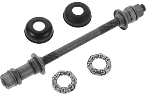 SUPVOX Eje Trasero Bicicleta Montaña Robusto con Rodamientos para Mayor Estabilidad y Rotación Compatible Mayoría de Modelos Acabado Gris Resistente
