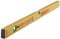 SOLA Aluminium Magnetwasserwaage AZM 50cm mit 2 Libellen, Gold