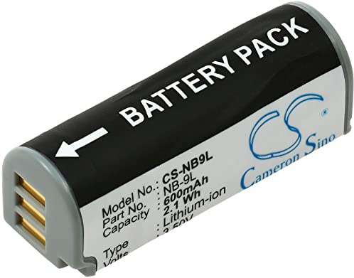 Akku für Canon Typ NB-9L, 3,5V, Li-Ion