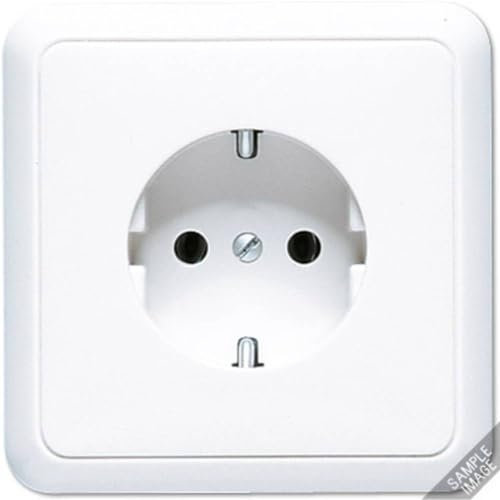 Jung 1fach Komplett Steckdose Weiß 5520KIWW