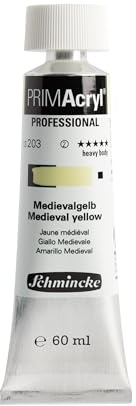 Schmincke PRIMAcryl Professional Medievalgelb 60 ml Tube, 13 203 011