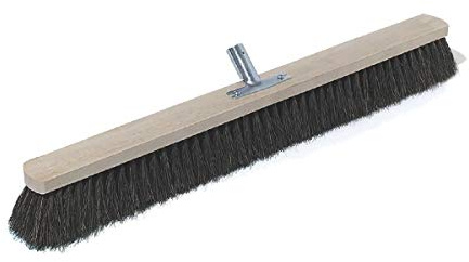 Nölle Besen 100 cm Arenga, Flachholz mit Stielhalter