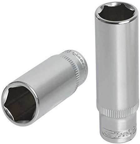 KS Tools 922.14245 - Douille longue 6 pans 1/4'' - 4.5mm - Gamme ULTIMATE® - En Chrome Vanadium - Finition chromée satinée