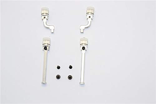 GPM HPI Sport 3 Flux Tuning Teile Aluminium Front+Rear Magnet Body Mount for BMW M3 E30 - 1 Set Silver