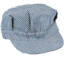 ROTHCO Hickory Stripe Engineer Cap US Army USMC Navy Marines WWII Rockabilly WK2 WWII (L)