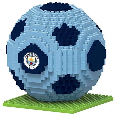 FOCO Offizielles Lizenzprodukt Manchester City FC BRXLZ-Steine 3D-Fußball BAU-Set