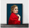 ZOEOPR Leinwand Poster Adele Poster Musik Sänger Star Leinwand Leinwand Poster und Drucke Wandkunst Bilder für Schlafzimmer Dekor 50 * 70Cm No Frame