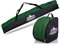 Rawstyle Skitasche Ski-Schuh-Tasche Set, SKI-Tasche, 160cm oder 180cm, wasserdicht, Ski Bag, Ski Cover, Wintersport, Kombi (schwarz-dunkelgrün, Set 180cm)