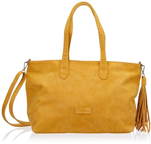 Fritzi aus Preussen Damen Jordy Vintage Honey Mustard Shopper