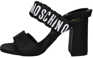 Love Moschino Damen Ja16358g0gie000 Absatz-Sandalen, Schwarz, 40 EU