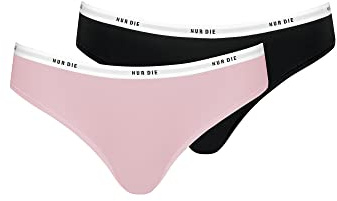 Nur Die Soft Slip 2er Pack aus Baumwolle mehrfarbig sportlich Damen