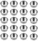 Uonlytech 40Pcs Metal Candle Cup DIY Handmade Round Tea Light Candle Vintage Decor Iron Art Holder Case Wax Candles Supplies for Home Wedding Party