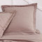 TODAY Essential - Lot de 2 Taies d'oreillers 63X63 cm 100% Coton Uni, Rose des Sables
