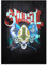 Displate Offiziell Ghost MetallPoster Magnetische Befestigung Inklusive Lizenziert Bilder Hochwertiges Poster Horror Movies - Trio 45 cm x 32 cm