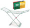 ForenTex Tendederos Plegables con alas, Hecho de Resina, Superficie de tendido 20 m, con Bloqueo de Seguridad, Resistente al Sol, Incluye 20 Pinzas (Verde)