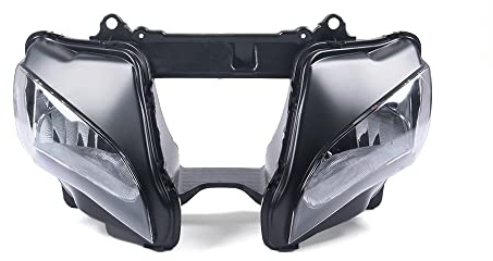 Motorcycle Front Headlight Headlamp Assembly Compatible for Kawasaki ZX-10R 2016 2017 2018 2019 2020 ZX10R Ninja 16 17 18 19 20 Motorbike Headlamp
