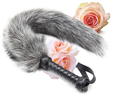 HUNTVE Sport Whip Fluffy Coda di Volpe Frusta per Varie Occasioni Šẹx o Giochi di Ruolo
