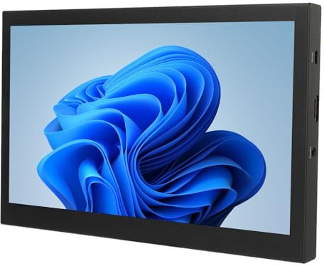 Moniteur HDMI 10 Pouces, Moniteur IPS 1280x800 Moniteur Portable à Carte Unique de 10 Pouces, Affichage Externe à Deux Haut-parleurs pour PS4 Switch PC Ordinateur Portable