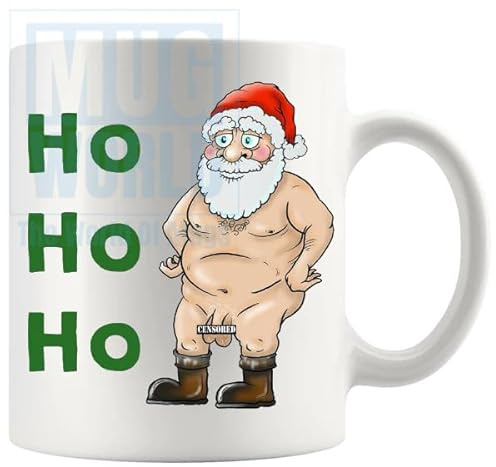 Ho Ho Ho Rude Santa Mug