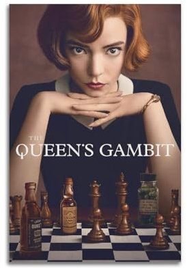karn TV-Serie The Queen's Gambit Poster, Wandkunst, Leinwand, Poster, Raumdekor, ästhetisch, Poster, Druck, Dekoration, Poster, 30 x 45 cm, ungerahmt