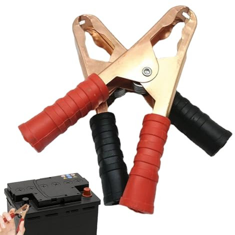 100A Clip Per Batteria Isolate In Rame, Clip A Coccodrillo In Rame Puro Resistente, Morsetti Coccodrillo Per Cavi Batteria Auto Professionali, Pinze Per Batterie Per Circuito Di Prova Elettrico
