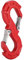 Grendly Crochet de treuil de remorque en forme de S rouge pour remorque, kit de récupération pour remorquage tout-terrain