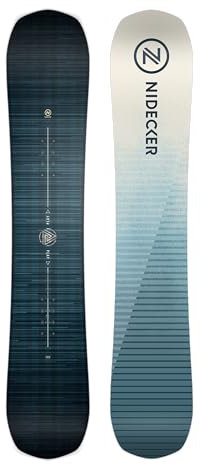 Nidecker Play – Einsteiger All-Mountain Snowboard, fehlerverzeihend und leicht - Größe 159W