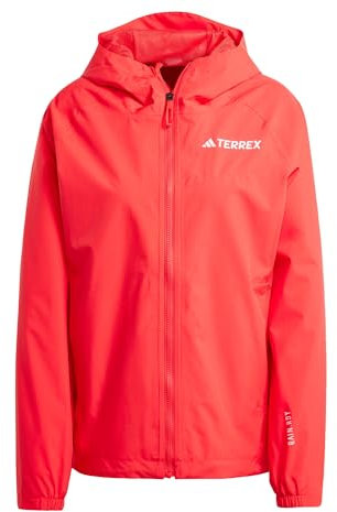 adidas Femme Terrex Multi 2 Layer RAIN.RDY Jacket, Pure Ruby, XS