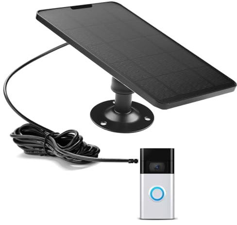 Solar Charger for Ring,Video Doorbell (2nd Generation - 2020 Release)