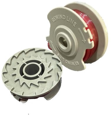 Tête Rechange Pour Coupe-Herbe, Coupe-bordures Bobine,Compatible avec Gardena,Art.-Nr.8844 und 8845 Bobine Tête Coupe Pièces(2 bobines de fil de rechange)