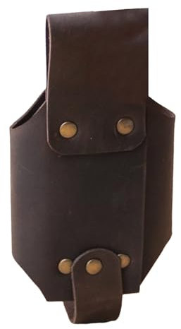 Ceinture holster de bière, ceinture de boire, ceinture holster de boisson, support de bière en cuir – Accessoires de bière, sac banane de boisson, porte-bière, ceinture mains-libres étanche pour