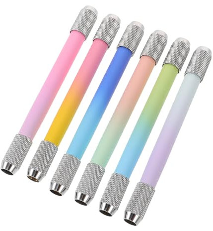 Hohopeti Metall-Bleistift-Verlängerungsset 6-teilig Kunst-Bleistifthalter Verlängerung für Buntstiftkünstler