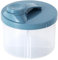 Calkkrer 2 cucharas portátiles de leche en polvo para bebé, almacenamiento de leche en polvo, dosificador de polvo, dispensador de leche en polvo, tapa giratoria, caja portátil de leche en polvo