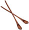 Mabor Lot de 2 longues cuillères à café en bois pour mélanger le café, le thé, la confiture, le dessert, le miel