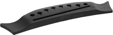 ibasenice Gitarren-tremolo-stegplatte Gitarren-stegsattel Aus Kunststoff Passend Für Mandolinen-steg Kugel-steg Gitarre Saitenhalter Ersatzteil Für Folk-gitarre Geeignet Für