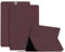 Generico DayQiQiPu Custodia per Samsung Galaxy Tab S2 SM-T710/T713/T715 8,0 Pollici 2015 in Pelle PU retrò Ultra Sottile Caso con Supporto per Tablet Flip con Auto Sveglia/Sonno, Rosso Vino