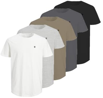 JACK & JONES Jprblabrody Tee Ss Crew Neck 5Pk Mp Noos