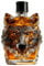 Bouteille de whisky, carcure de whisky en forme tête Wolf 350 ml, bouteilles d'alcool en verre vides uniques drôles pour mari papa, l'alcool les cadeaux.