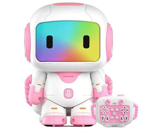 Programmierbarer Ferngesteuerter Roboter, Wiederaufladbarer, Multifunktionaler, Interaktiver Roboter Mit Tanz, Musik, LED-Augen, Ferngesteuertes Spielzeug Für Ju-ngen Und Mädchen Ab 3 Jahren