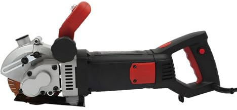 Fresa per scanalature da parete, 4800 W, fresa per muri, 6200 giri/min, fresa elettrica per scanalature da parete, fresa per scanalature da parete, fresa per calcestruzzo, fresa da parete con 5 lame