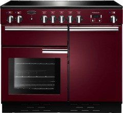 Rangemaster Professional Plus PROP100EICY/C 100cm wide Electric Range Cooker with Induction Hob - Cranberry - A/A Rated