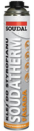 Polyurethan Kleber/Dichtstoff für Styropor/Polystyrol Soudal Soudatherm Roof