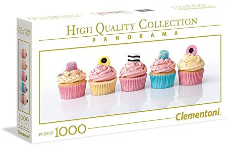 Clementoni - 39425 - Collection Panorama - Licorice cupcakes - 1000 Pieces