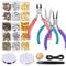 Anezus Jewelry Repair Kit with Jewelry Pliers, Jewelry Making Tools, Beading String and Jewelry Making Supplies for Jewelry Repair, Jewelry Making and Beading