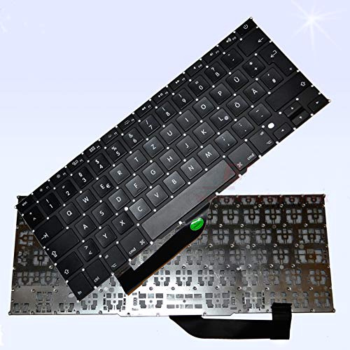 Bucom - Teclado para Apple MacBook Pro 15 A1398 DE MC975 MC976