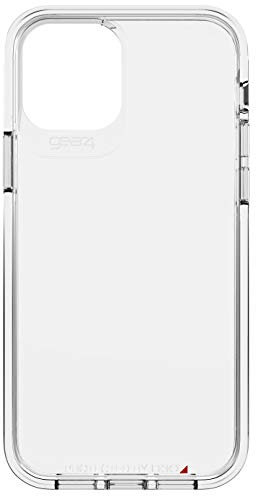 ZAGG Gear4 Crystal Palace D30 Protective Case for iPhone 12 /Pro, 5G, Slim, Shockproof, MagSafe, (Clear)