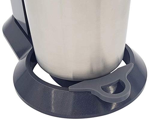 MaJoCompTec® EASYHELP Clip kompatibel mit SodaStream Crystal 2.0 | Wassersprudler Tropfschutz Zubehör | reduziert Verschmutzung durch tropfendes Wasser | Kit für Sprudler (Grau, Crystal 2.0)