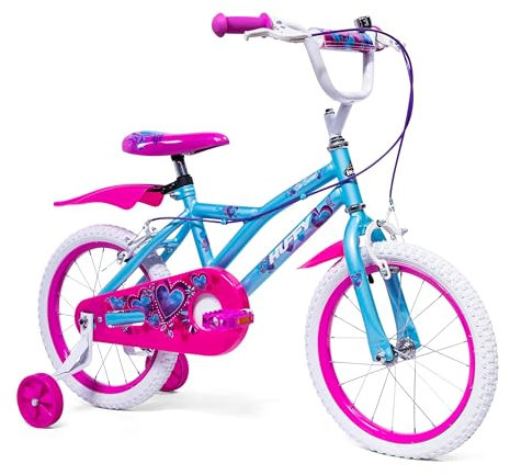 Huffy So Sweet 16 inches Girls Bike, Multicolore Bleu et Rose